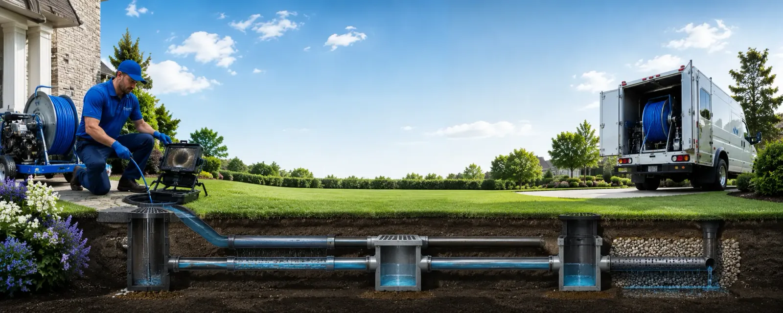 Outdoor drain cleaning information for Edmonton, KY